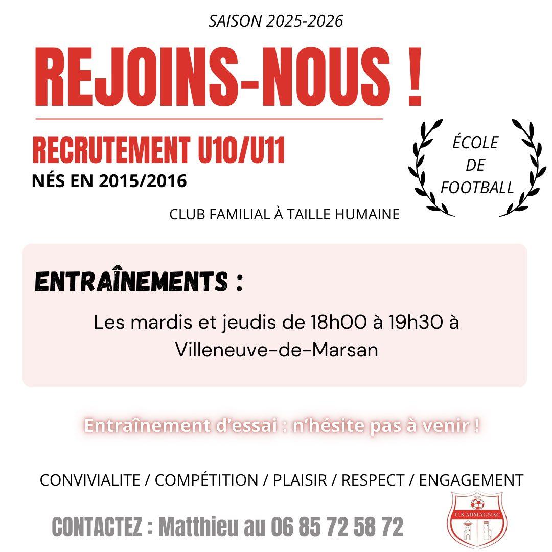 Recrutement u11 1