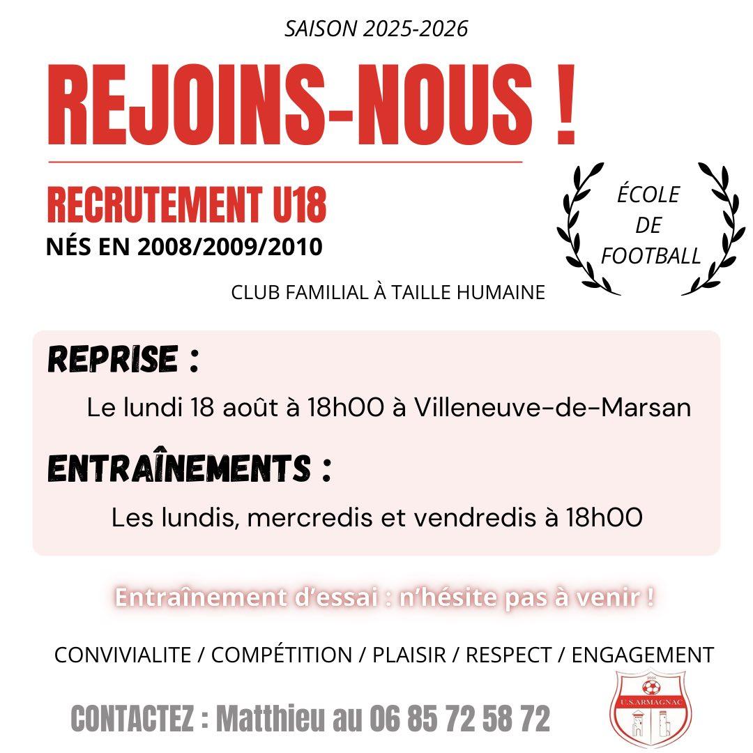 Recrutement u18